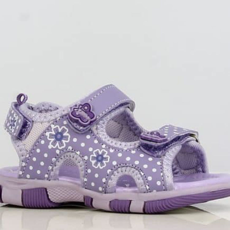 Picture of B136970 GIRLS LILAC CASUAL AND  COMFY SUMMER SANDALS /SHOE